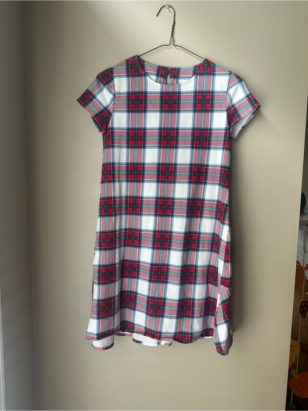 Vineyard Vines tartan plaid short sleeve dress